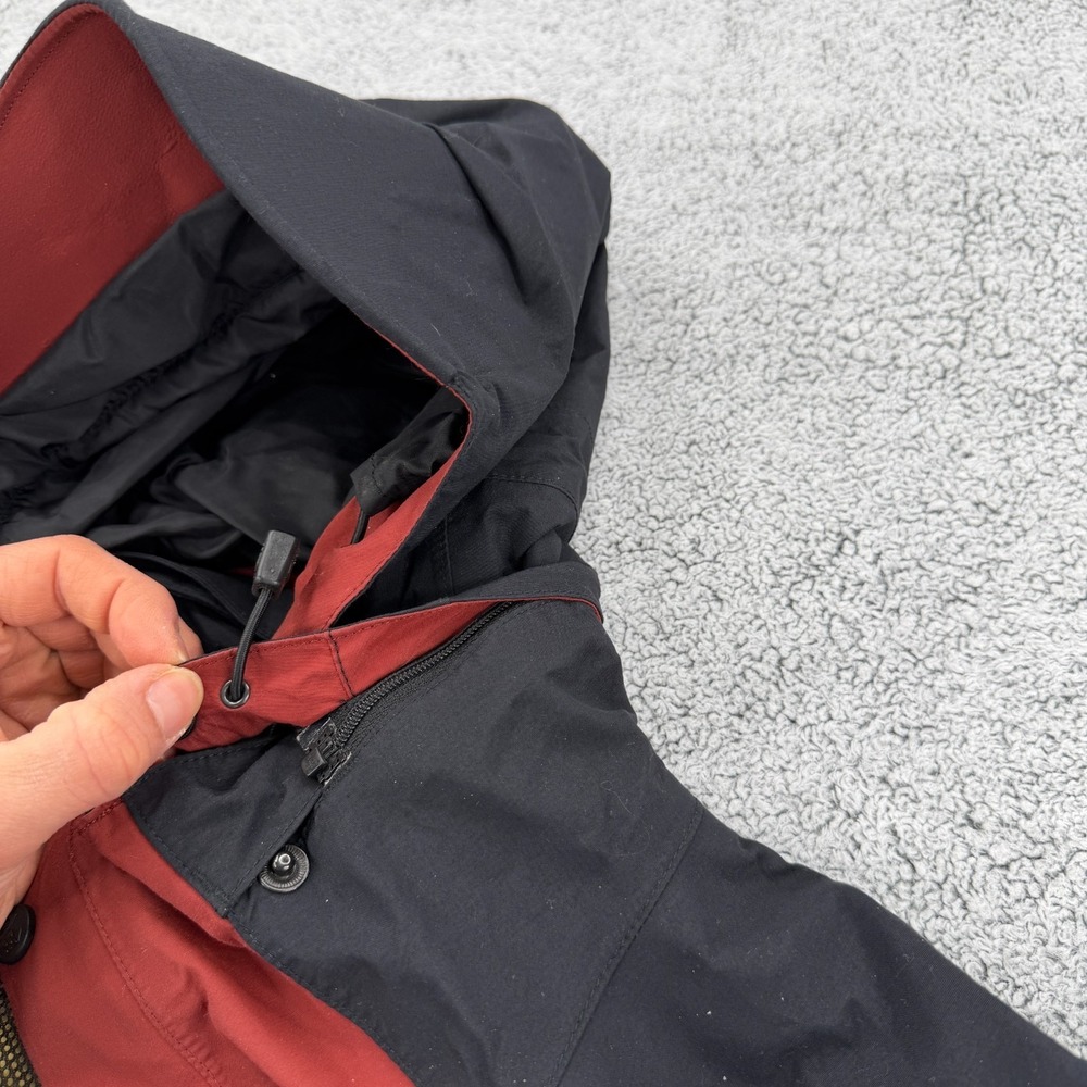 Mountain Hardwear Jacket Mens Small Red Goretex XCR Hooded Zip Pocket Ski Snow - Picture 13 of 16